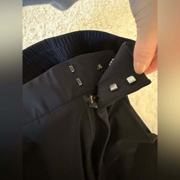 Athleta Pinnacle High Rise Trousers Black 0P Professional Pant Comfort Workwear - Picture 12 of 12